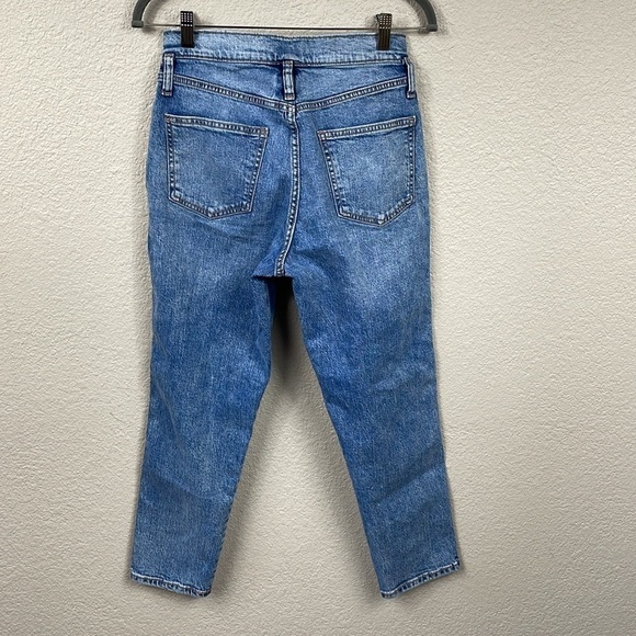 Arizona Jean Co Highest Rise Mom Jean V Front Retro Juniors Sz 5 - Picture 3 of 9